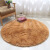 Round carpet lovely girl Princess powder yoga mat bedroom hanging basket cane chair computer chair dresser floor mirror Mat New Khaki Short Pile Diameter 80cm