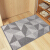 Dexi Nordic simple doormat, doormat, doormat, dustproof mat, foot pad, household geometry_ Gray 80 * 120cm (w * l)