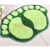 Cute little feet, absorbent mat, kitchen, bathroom, bathroom, doormat, doormat, doormat, foot pad, suede mat, green 39 * 59cm