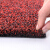 Yaku soft and high elasticity can be cut and customized thick silk ring doormat, foot pad doormat, kitchen, bathroom, non slip mat, black red - thickness of 20mm 80cmx120cm