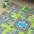 Shui Yun Ju puzzle puzzle cushion, baby crawling pad, children Non-Slip ground mat foam Foot Pad transportation route 9 piece 30x30cm+1cm9 sheet