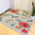 Ivellins entry door mat entrance hall entrance door doormat Nordic entry silk ring foot pad household mat can be customized love home red big flower 120x160cm