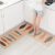 Meijiaxinju kitchen mat absorbent non slip foot long strip foot pad funny household mat doormat doormat like fish flying 45cm × 120cm