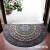 Doormat, doormat, hall, doormat, dirt, semicircle, foot pad, doormat, semicircle (treasure) 60x90cm