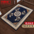 Double happiness comes to the door Chinese style Festival thick entrance mat non slip welcome doormat wear resistant foot padwashable can be customized brocade blue 80 * 100cm default rectangle