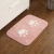 Bathroom duormat washable cotton children's cat paw bathroom floor mat u toilet foot pad cat paw sky blue 50 * 80cm rectangle