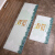 [kitchen] ins kitchen mat strip waterproof oil proof non slip leather household foot pad marble color leaf 45 * 150cm