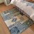 Epme European style simple modern floor mat bedroom bedside American country floor mat es213 blue 760mmx1200mm