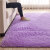 Bedsidecarpet full bed end lovely living room tea table rectangle Plush indoor foot pad customizable size grey purple (short hair) 80 × 200cm