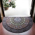 Doormat, doormat, hall, doormat, dirt, semicircle, foot pad, doormat, semicircle (treasure) 60x90cm