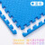 Foam floor mats, sponge mats, crawling pads, paving mats, dormitories, Bedroom jigsaw floor, blue 60*60*1.0CM 4 (to send the strake)