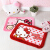 Huiduo Hello Kitty mat cartoon mat foyer bedroom mat bedside mat Japanese bathroom non slip KT cat floor mats mat flocking Kitty 40 * 60cm