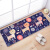 Su Zhi cartoon lovable mat doormat, entrance door, foot pad, kitchen, toilet, water absorption bathroom, non slip mat, cat in love with fish, 50 * 80cm