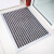 Aluminum alloy dust-proof mat household outdoor hall mud scraper mat entrance non slip water absorbent mat entrance door doormat duormat coffee 60cm × 40cm