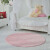 Kiss of the moon velvety Yoga carpet round computer chair carpet porch study carpet pink 140cm round