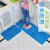 SMER restaurant kitchen non slip mat absorbent oil proof non slipfoot pad long domestic mat combination boat lake blue 40x60cm + 45x120cm