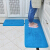 SMER restaurant kitchen non slip mat absorbent oil proof non slipfoot pad long domestic mat combination boat lake blue 40x60cm + 45x120cm