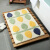 Household flocking bedroom living room mat simple household kitchen toilet door water absorption non slipfoot pad lemon Beige 50 * 80cm