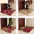 Doormat, doormat, entrance hall, entrance door, bedroom door, dust absorption, foot pad, household red rich circle, 120 * 120cm square