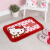 Huiduo Hello Kitty mat cartoon mat foyer bedroom mat bedside mat Japanese bathroom non slip KT cat floor mats mat flocking Kitty 40 * 60cm