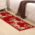 Huade Huade / HD fashion simple porch foyer carpet red wedding blanket kitchen bathroom entrance non slip customizable water wash glorious red 50 * 80cm