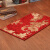 Huade Huade / HD fashion simple porch foyer carpet red wedding blanket kitchen bathroom entrance non slip customizable water wash glorious red 50 * 80cm