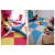 Foam floor mat jigsaw, family Bedroom floor pads, children climbing pads, climbing pads, Thick yellow 30*30*1.0 [24 pieces to send 24 strake]