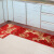 Huade Huade / HD fashion simple porch foyer carpet red wedding blanket kitchen bathroom entrance non slip customizable water wash glorious red 50 * 80cm