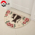 Jiabolang cartoon mat doormat foot pad household bathroom entrance water absorption non slip mat bathroom entrance mat cat semicircle 50cm * 80cm