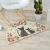 Jiabolang cartoon mat doormat foot pad household bathroom entrance water absorption non slip mat bathroom entrance mat cat semicircle 50cm * 80cm