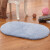 Non slip water absorption carpet at the entrance of oval bathroom, bedroom porch, kitchen, bathroom, indoor doormat, doormat, foot pad, beige white, oval 40 * 60cm, cashmere 2 pieces [can be delivered in different colors]