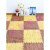 Padded floor, children's wood pattern foam floor mat, family climbing mat, floor mat, child puzzle, BedroomTatami crawling pad, ivory white wood grain 60*60*1.0cm (10 piece).