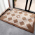 Doormat for large capacity toilet in Dajiang, thick fluffy mat, foot padnon slip mat, fabric lattice - brown 80x120cm