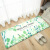 Dajiang entrance mat short plush small fresh bedroom carpet kitchen strip mat bathroom bathroom entrance bathroom absorbent non slip mat green leaves long 40 * 60cm