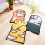 Dajiang short pile slow rebound cartoon cat's paw shape absorbent foot pad household bedroom bathroom door non slip mat with small claws - stone 50 * 80cm