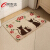 AMITA cartoon cat mat, doormat, doormat, water absorption, non slip, doormat, cat square 50cm * 80cm