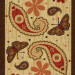 American direct mail ottomanson Salas kitchen Paisley Design mat runner up carpet and non slip (non slip) rubber lining