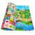 Thick children foam floor mat, living room floor, cool floor mat, Bedroom baby baby playing fruit fruit letter + animal world 2 m *1.8 m *2CM