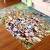 3D living room tea table children bedroom bedside floor mat doormat entrance hall non slip bathroom rectangle foot pad dolphin 60 * 90cm