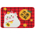 Doormat's doormat, home foot pad, kitchen, non slip mat, home rubbing mat, auspicious cat, 50cmx150cm