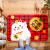 Doormat's doormat, home foot pad, kitchen, non slip mat, home rubbing mat, auspicious cat, 50cmx150cm