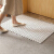 Gorgeous dream bathroom floor mat shower room non slip mat soft splicing free cutting hydrophobic mat toilet hollow foot pad gray combination 9 Pack