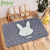 Water absorbing foot pad bathroom bathroom household entrance mat bathroom hall porch bathroom non slip mat wave point rabbit 60cmx90cm