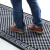 Can be cut small square PVC floor mat Xuanguan floor mat corridor carpet entrance doormat doormat foot pad wipe gray water absorption bathroom mat foot pad black and white square 90 * 180cm