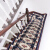 European style stairs with high density thick13mm stair steps, non slip silent stair mat, adhesive free, self-adhesive stair mat, customized foot pad stair mat, special corner, can be set with wine red 01 (ARC) 80 * 24 + 3 (glue free, self-priming bottom)