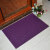 Haomai entrance mat non slip dust removal doormat cut out PVC foot pad toilet passage corridor elevator mat can be customized black purple 60 * 90cm