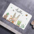 Diatomite foot pad bathroom non slip mat bathroom room doormat diatomite mud mat absorbent mat quick dry mat Japanese toilet mat washable rabbit 60cm * 39cm * 0.9CM