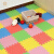 Jigsaw foam floor mat 60x60 child splicing floor mat baby crawling pad Thick (defective color random hair) 60 cm *60 cm thick 1 cm