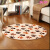 Lovely round carpet living room yoga mat, basket, swivel chair, stool, computer chair mat, bedroom, lovely bedside blanket, love diameter: 120cm