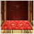 Large room door, dust door, large hall, rectangle door, doormat, door, dark red smile face 60 * 90cm